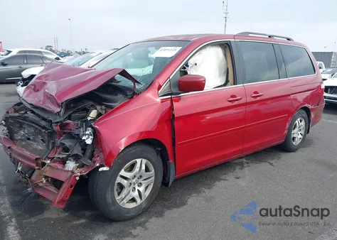 2005 Honda Odyssey Ex-L z USA, uszkodzony, nr VIN 5FNRL38655B406048